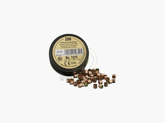 RWS Zapałki do ładowania z przodu Nr. 1075 SIN 4,47mm żebrowane