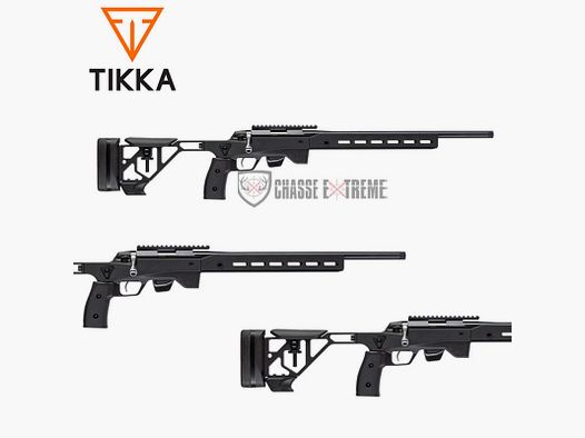 Carabine TIKKA T1X Ace Target Black Steel Cal 17 Hmr 51cm