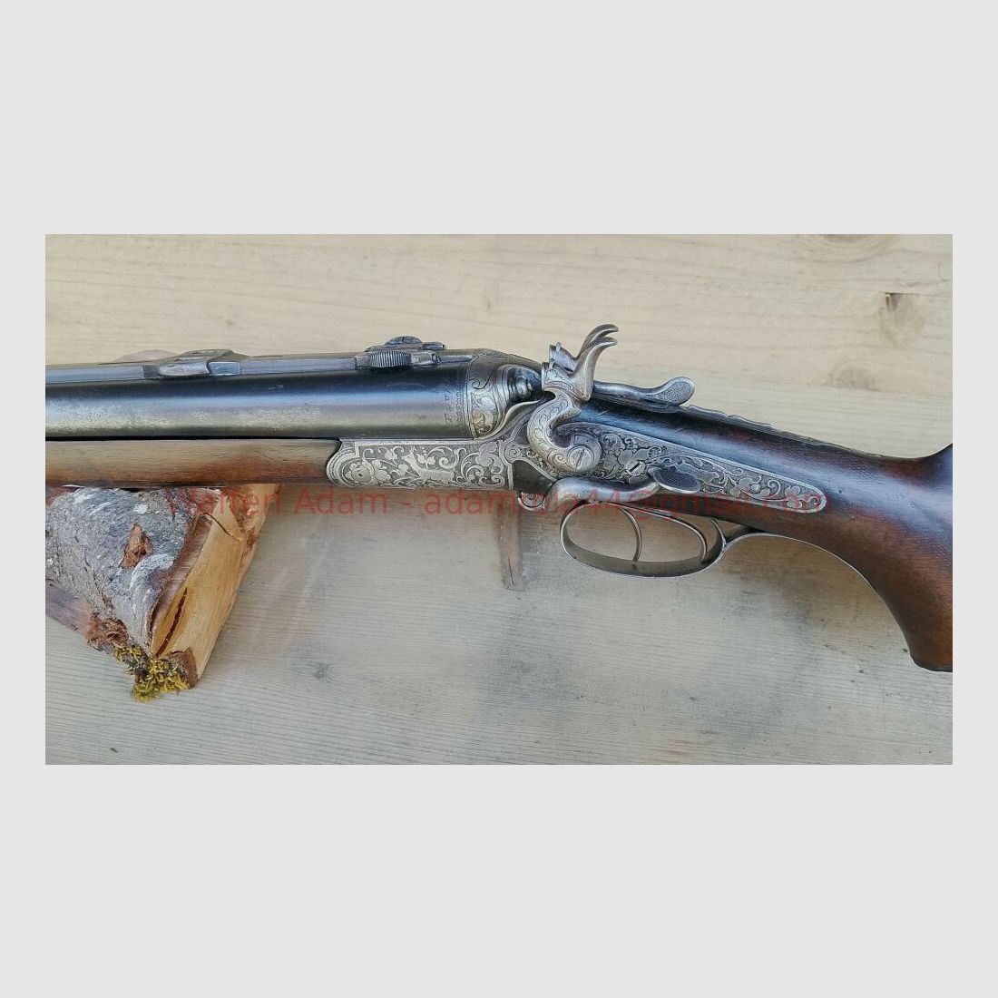 Suhl Hahndrilling um 1900 Sammlerwaffe