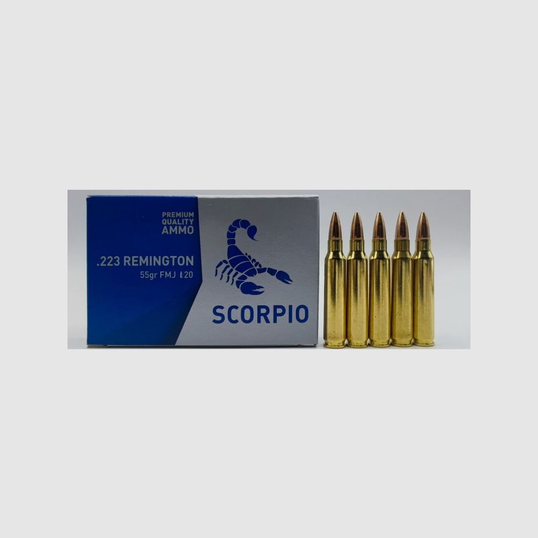 STV Scorpio .223 Rem FMJ 55 grs 1000 Schuss - .223 Rem.
