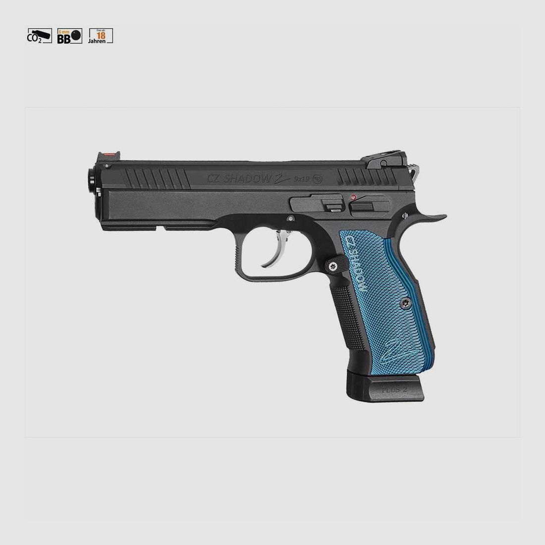CZ SHADOW 2 6mm – Airsoft Co2 BlowBack, Bild 1 von 3