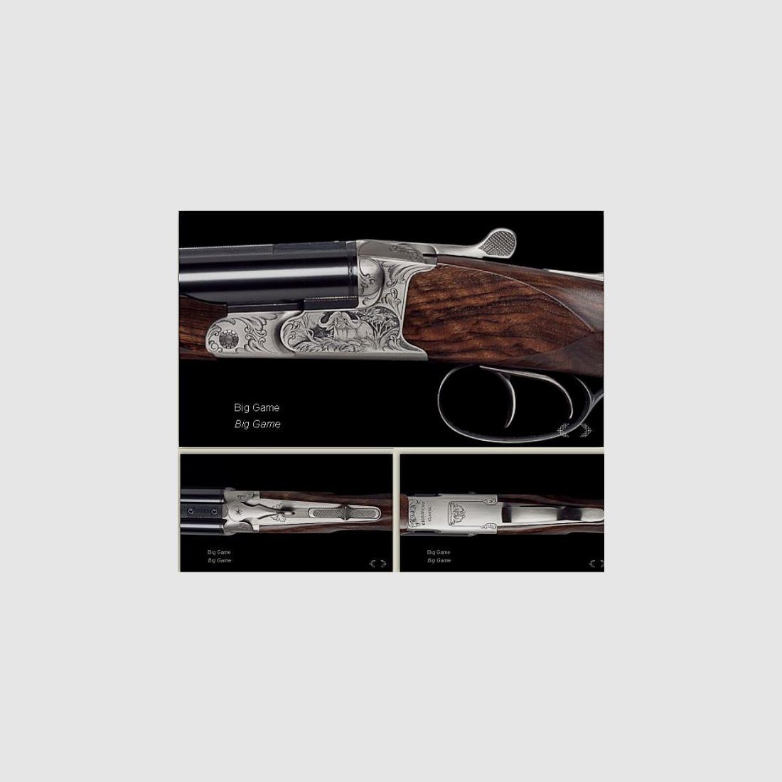 KRIEGHOFF Mehrpreis für Neuwaffe Gravur: 3 Big Game Optima-Ultra-Classic-Hubertus