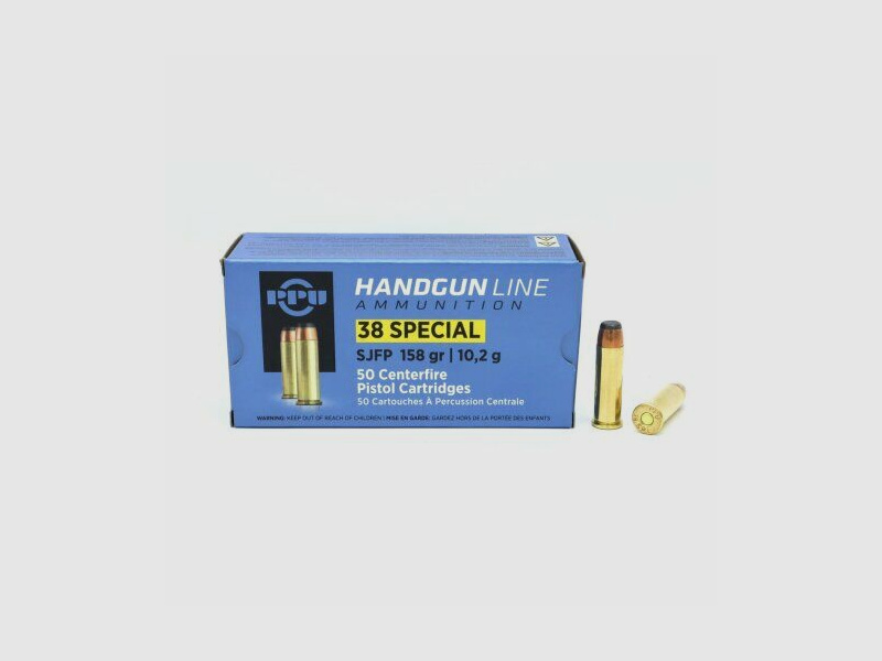 Partizan .38 Special VMFK 10,2G-158grs