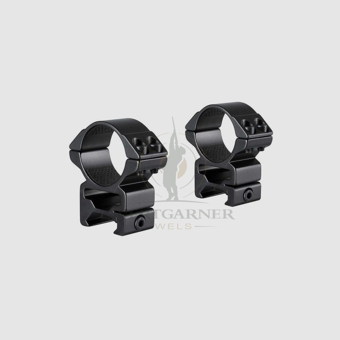Hawke Match Mounts Weaver 2pc double vis haut 30mm