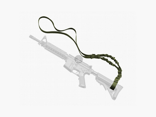 Defcon 5 Tactical Assault Sling Bungee Rifle Sling OD Green