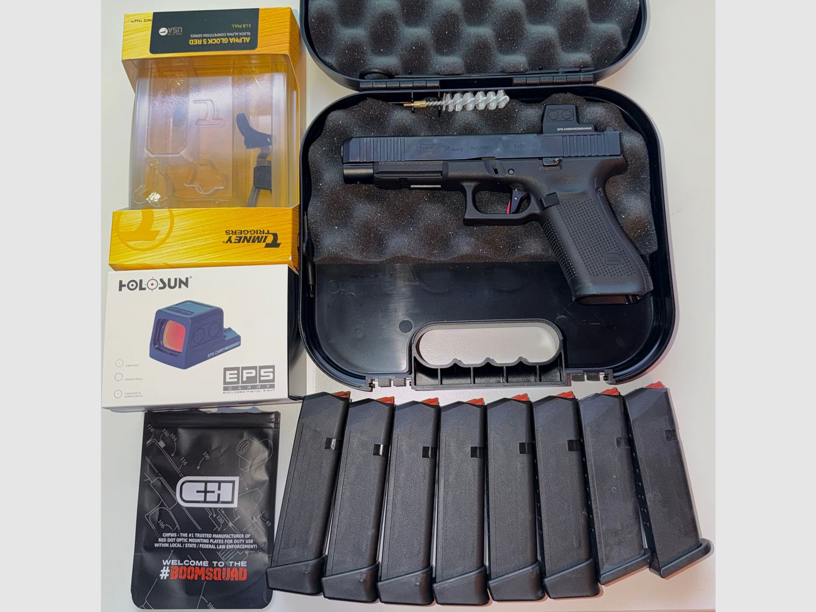 Glock 34 Gen 5 MOS, Timney, Holosun Eps Carry