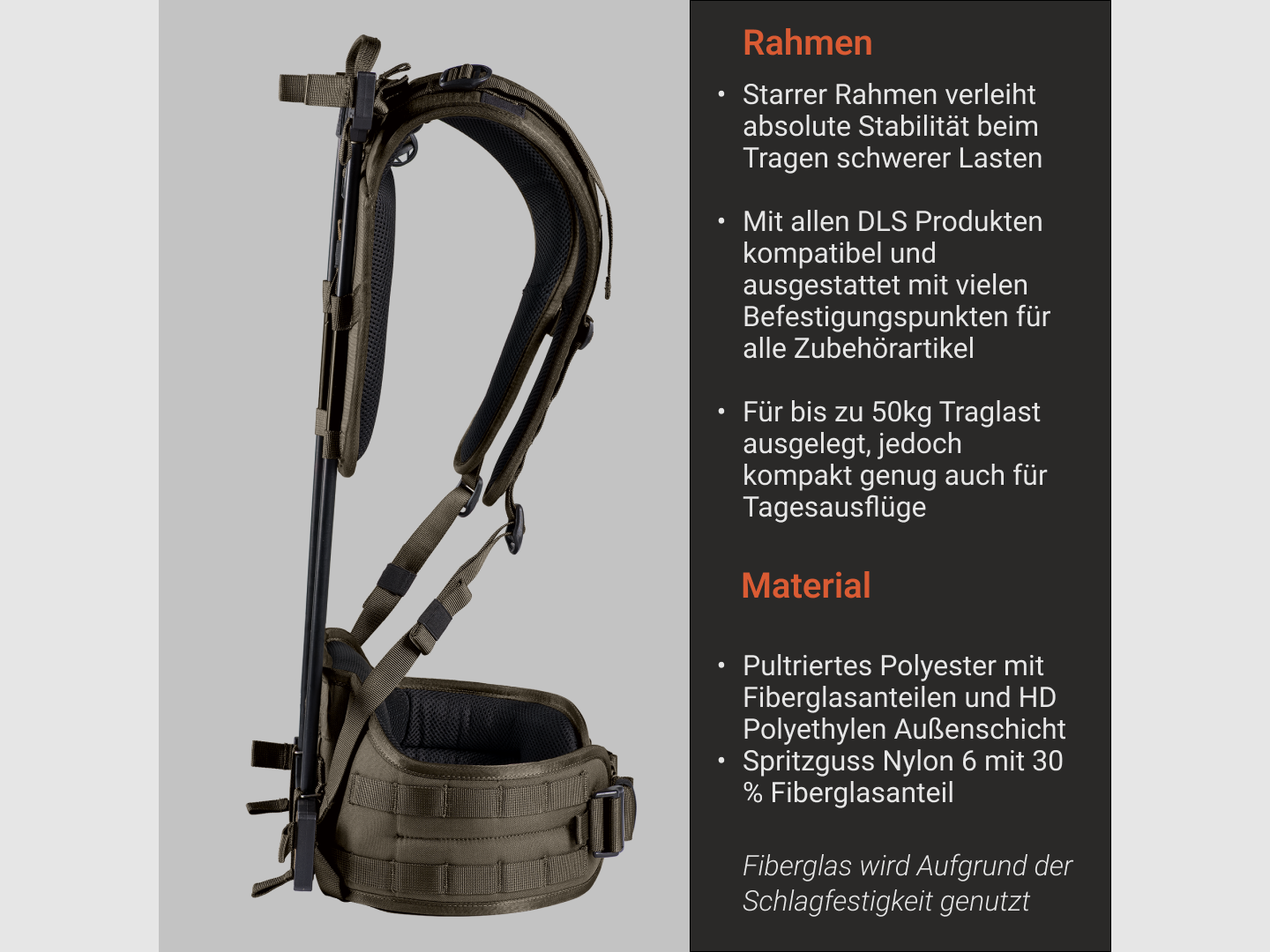 Vorn DLS Wildtrage-Sack DLF + L70, Bild 10 von 26