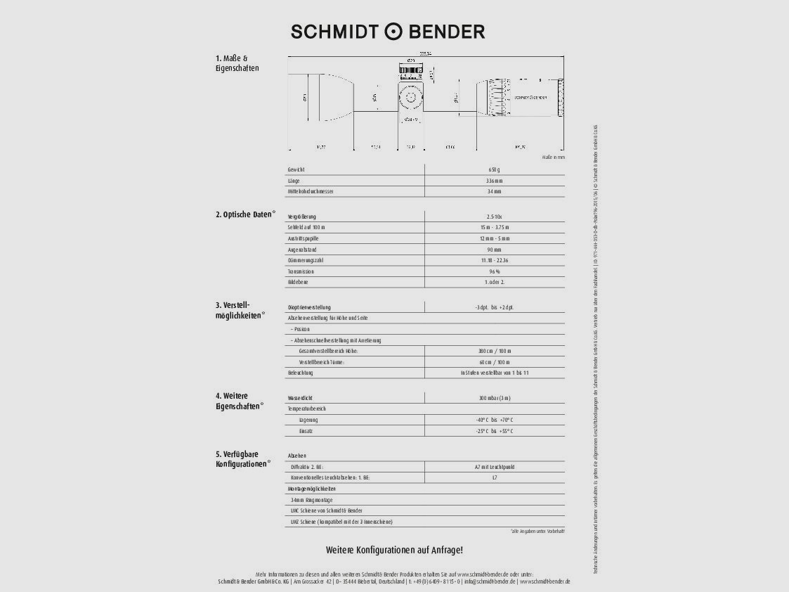 J.P. Sauer & Sohn Sauer 505 Ergo Lux Repetierbüchse HQ3 Ausstattungspaket Elegance + VSR | 8.5x55 Blaser | Schmidt & Bender Polar T96 2.5-10x50