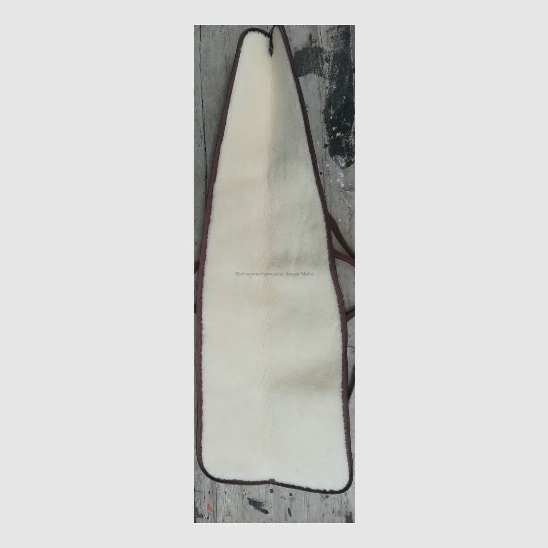 Sporfabric , Frankreich, Flintenfutteral, Leder, Fellfutter	 Sporfabric , Frankreich, Flintenfutteral, Leder, Fellfutter