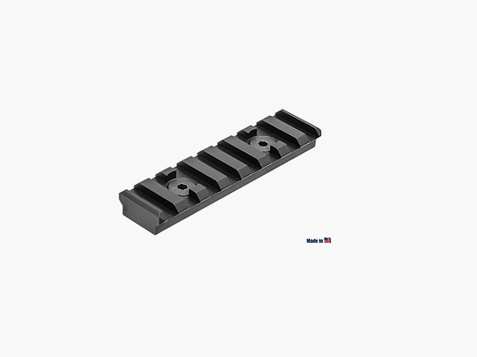 UTG PRO Keymod sezione di slitta Picatinny a 8 slot, nera