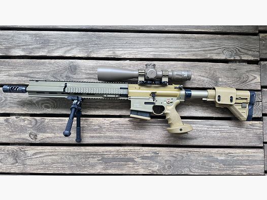 Heckler & Koch G 28 Z mit ZCO 527 Montage 20 MOA Zweibein Sinus Brake