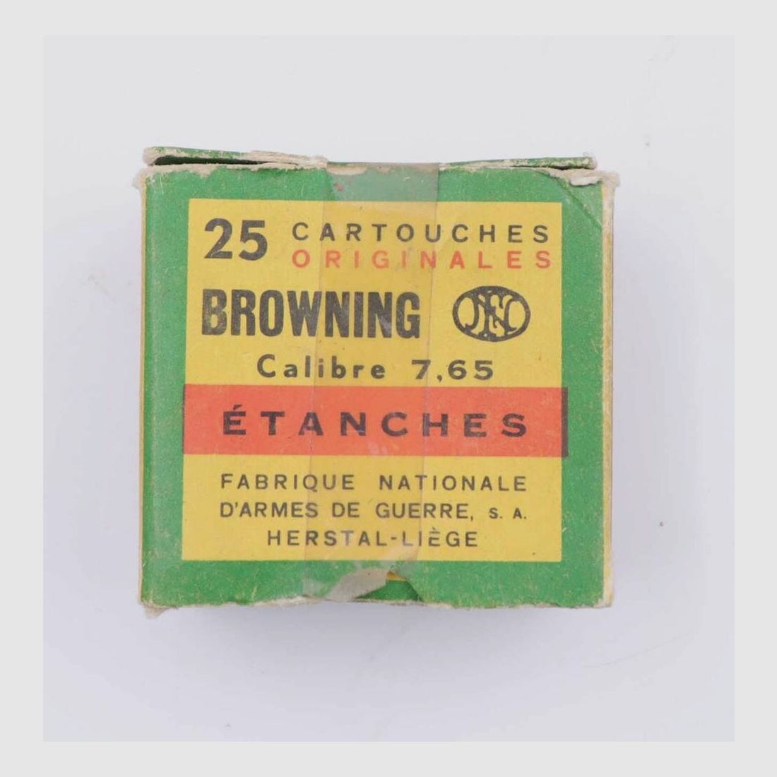 FN - Browning/Belgium pistol ammunition 7.65mm Browning/.32ACP