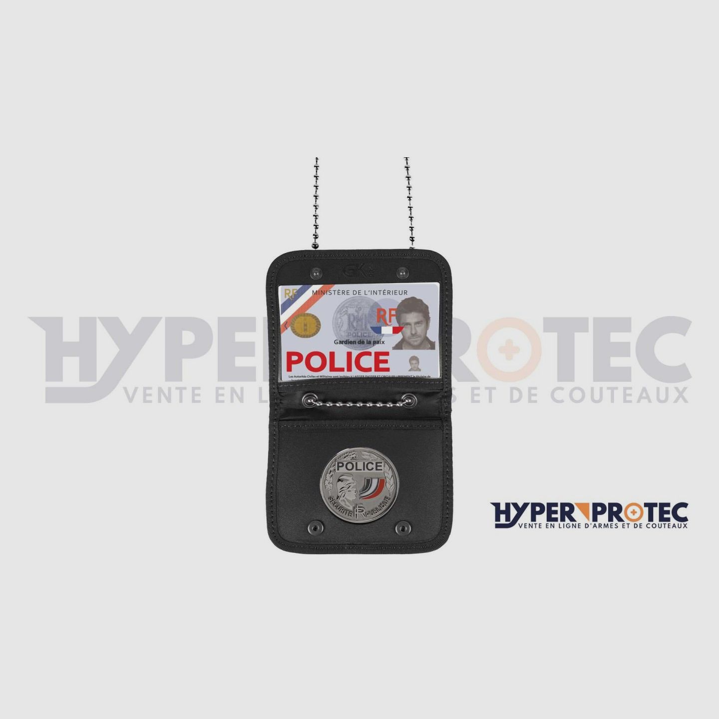 Hyper Access Portacarte da Collo con Slot per Medaglia