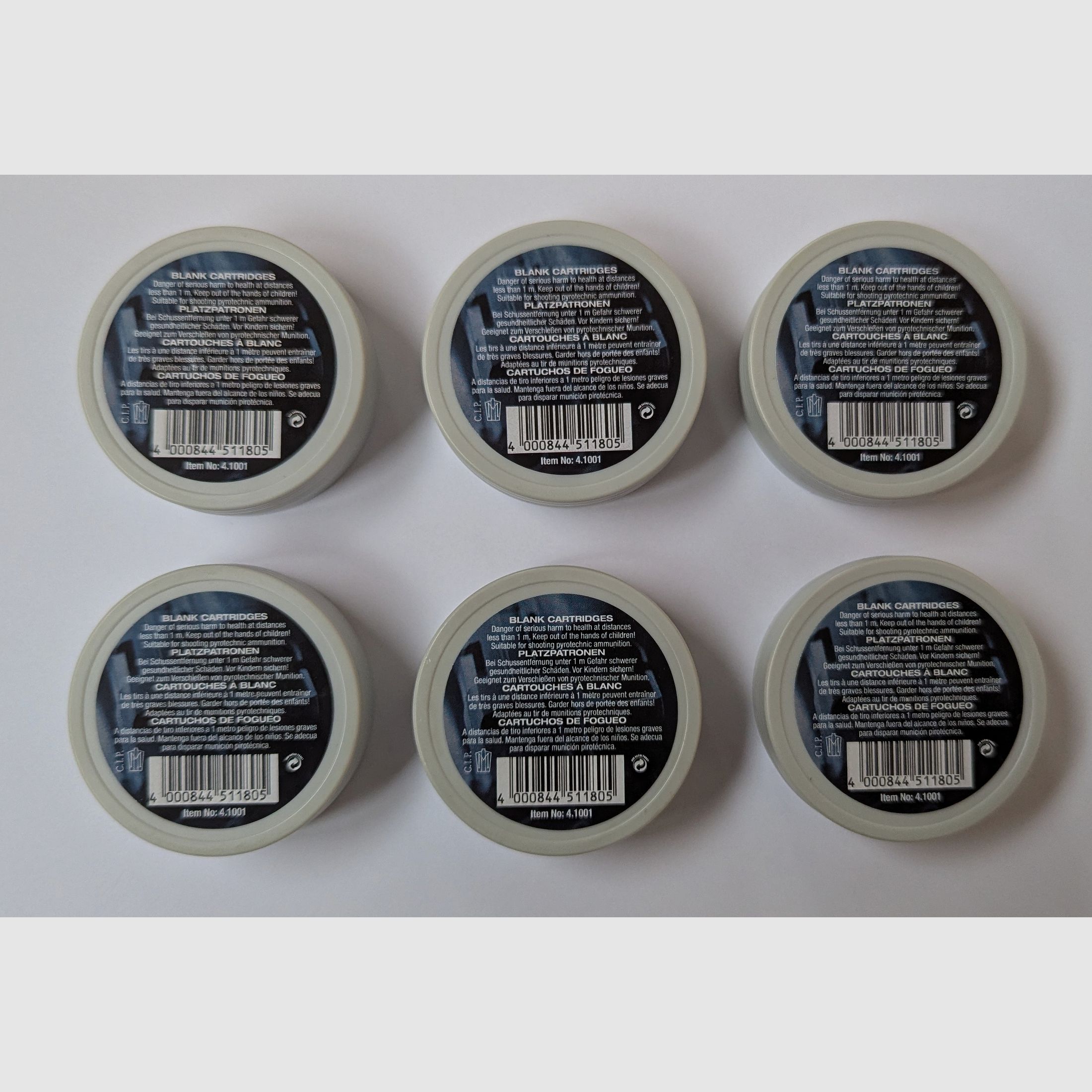 Walther Platzpatronen Kaliber 6 mm Flobert