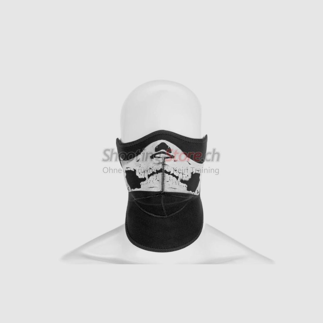 Invader Gear Death Head Neoprene Face Protector Schwarz