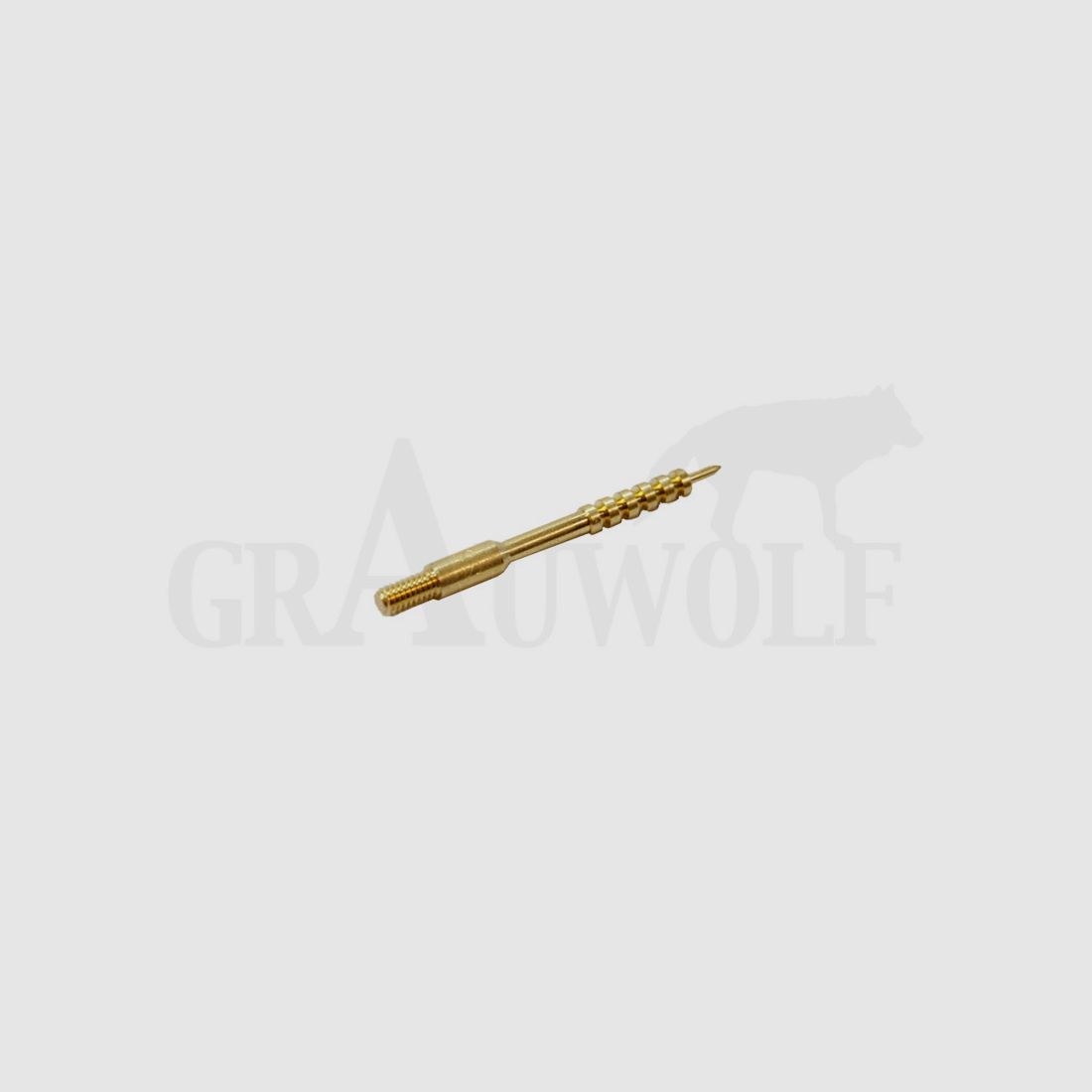 Dewey Tip for Cleaning Rods External Thread 8/32 Long Gun Caliber .243 / 6 mm