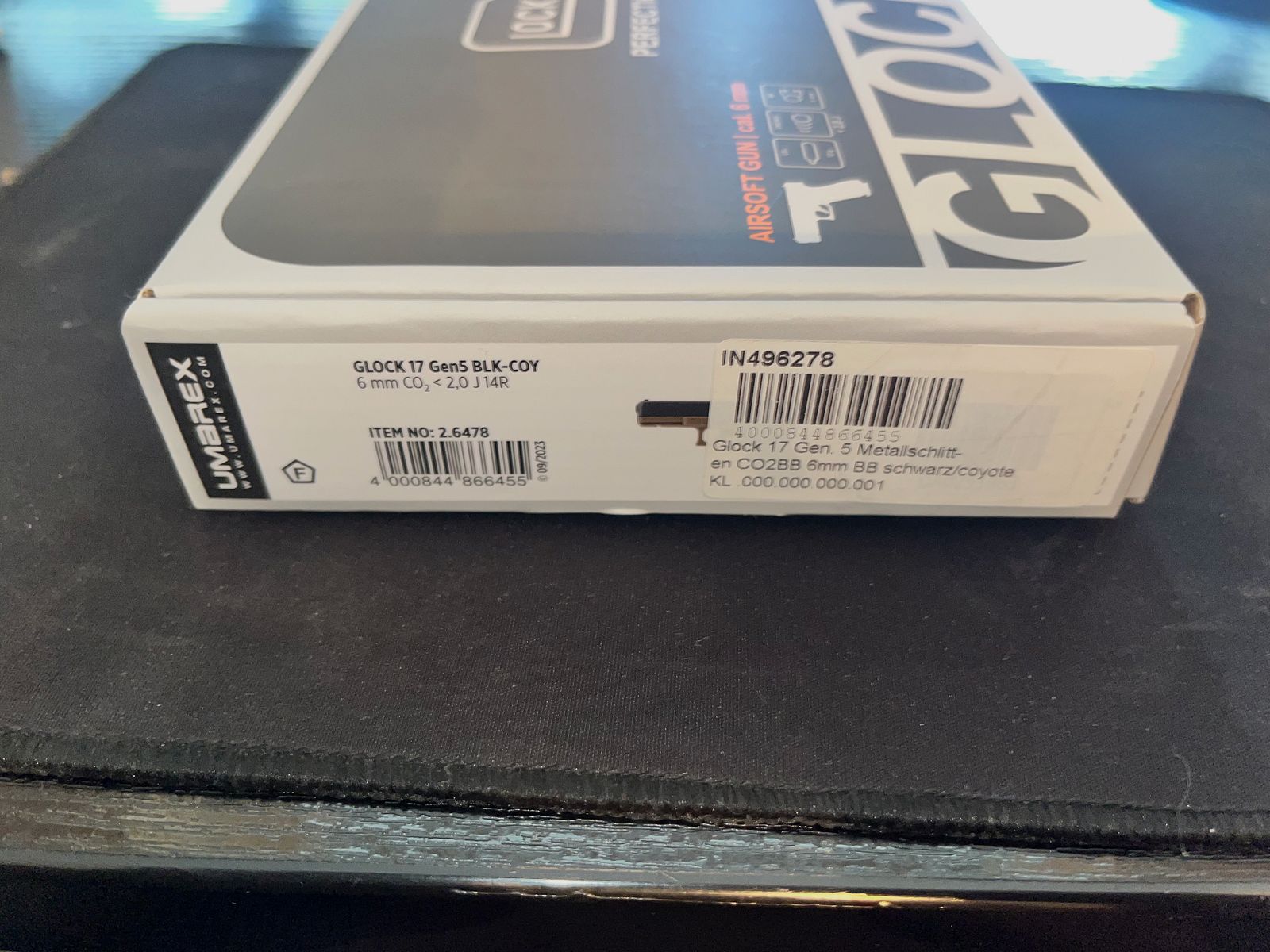 Glock 17 Gen5 blk-coy co2 6mm bb Airsoft 