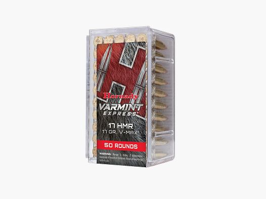 Hornady Varmint Express, .17 HMR, 17 grs V-Max