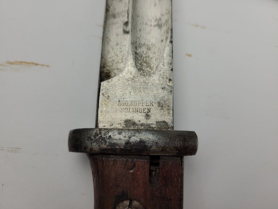 Seltene Bajonett 84/98 2. Typ – Preußisch – Hersteller August Küpfer in Solingen – W17 – guter Zustand, Bild 9 von 13