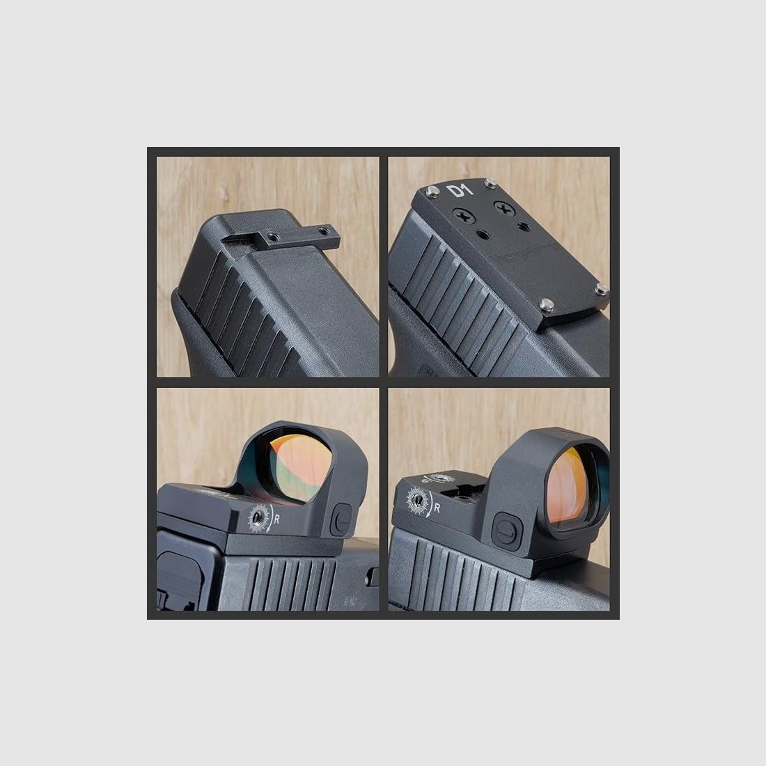 Vector Optics Red Dot Visier Frenzy x  1x20x28  3 MOA für Glock Pistolen