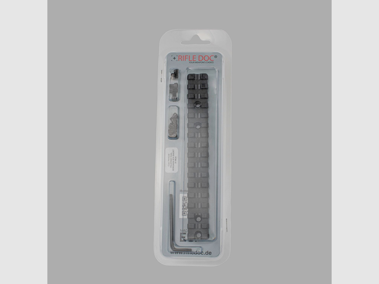 Rifle Doc Picatinny Weaver STAHL Schiene Bergara B14 SA (Short Action)