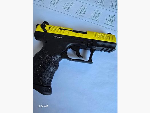 Walther P22Q Black/Yellow Sondermodell