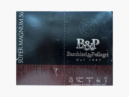 Amunicja śrutowa Baschieri&Pellagri 12/76 SUPER MAGNUM (4) 56g