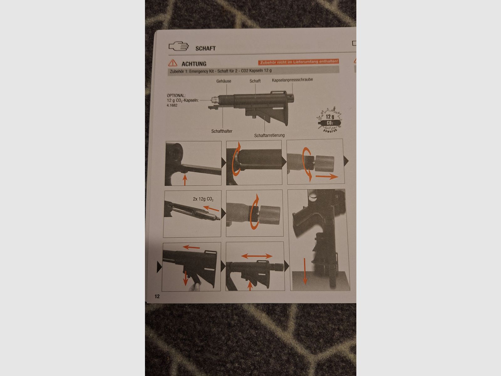 Walther T4E SG68 doppietta + valvola Exp. OVP come nuovo!, immagine 18 di 18