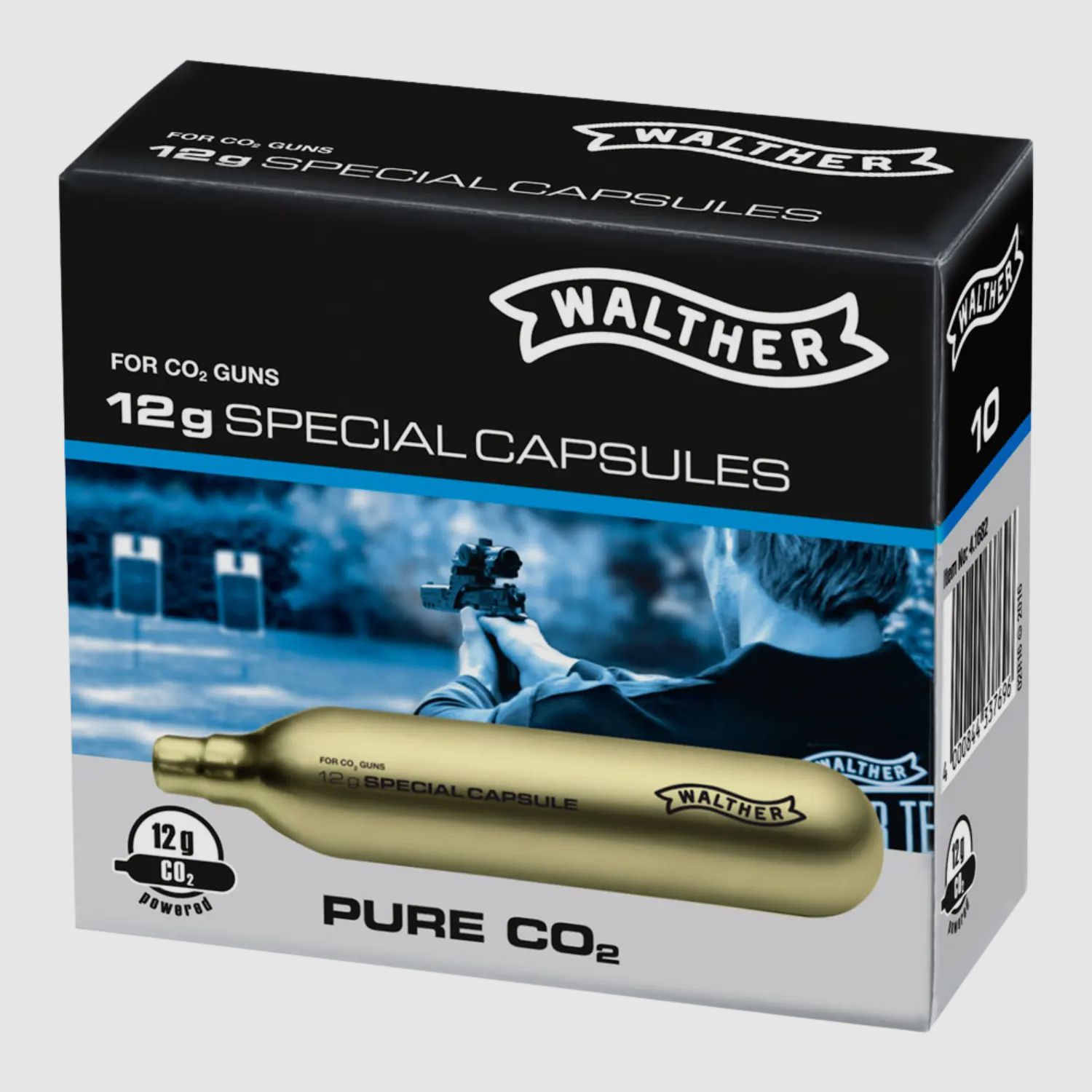 Capsule CO² 12g di Walther 10 pz.