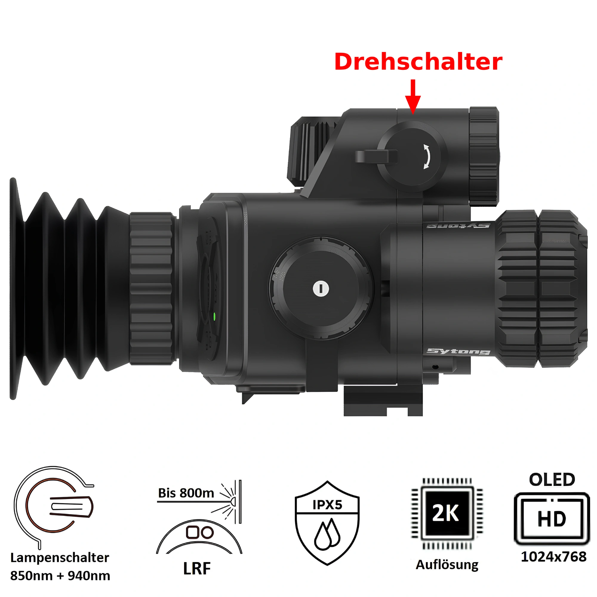 Sytong HT-99 LRF German-Edition 2K dispositivo per visione notturna / dispositivo aggiuntivo, immagine 6 di 6