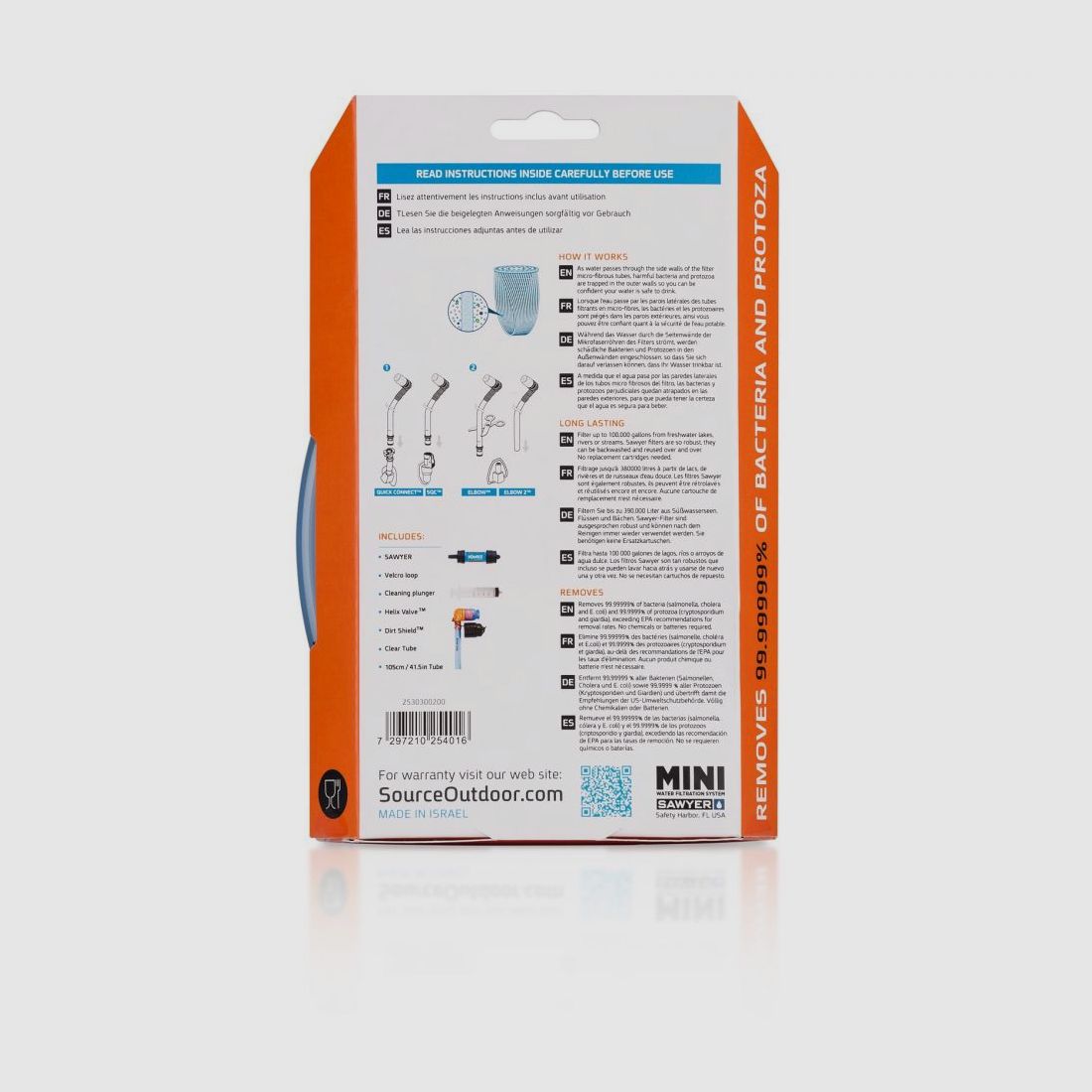 SOURCE SAWYER FILTER MIT TRINKSCHLAUCH