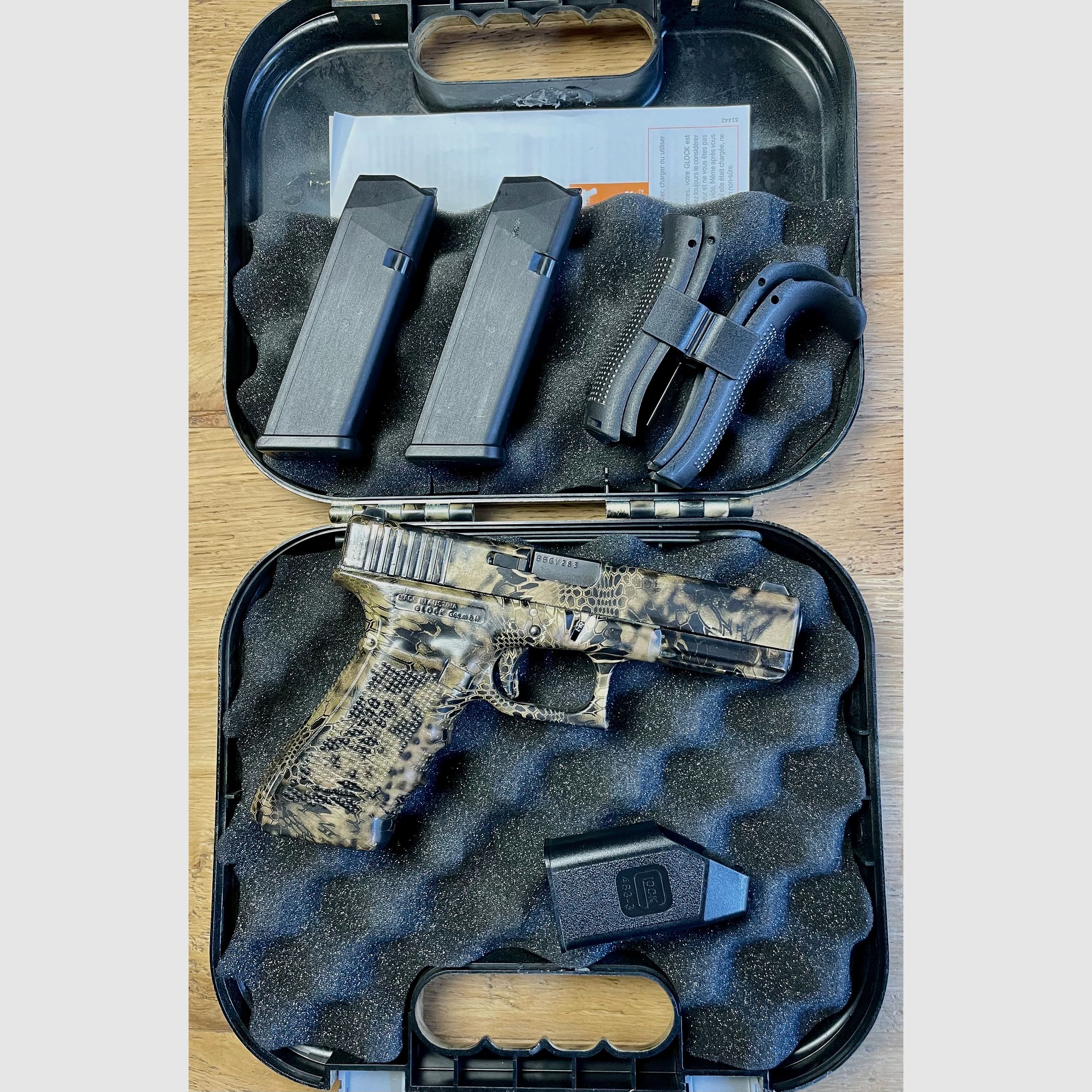 Customized Glock 17 Gen4 9mm Luger komplett set  - überarbeitet
