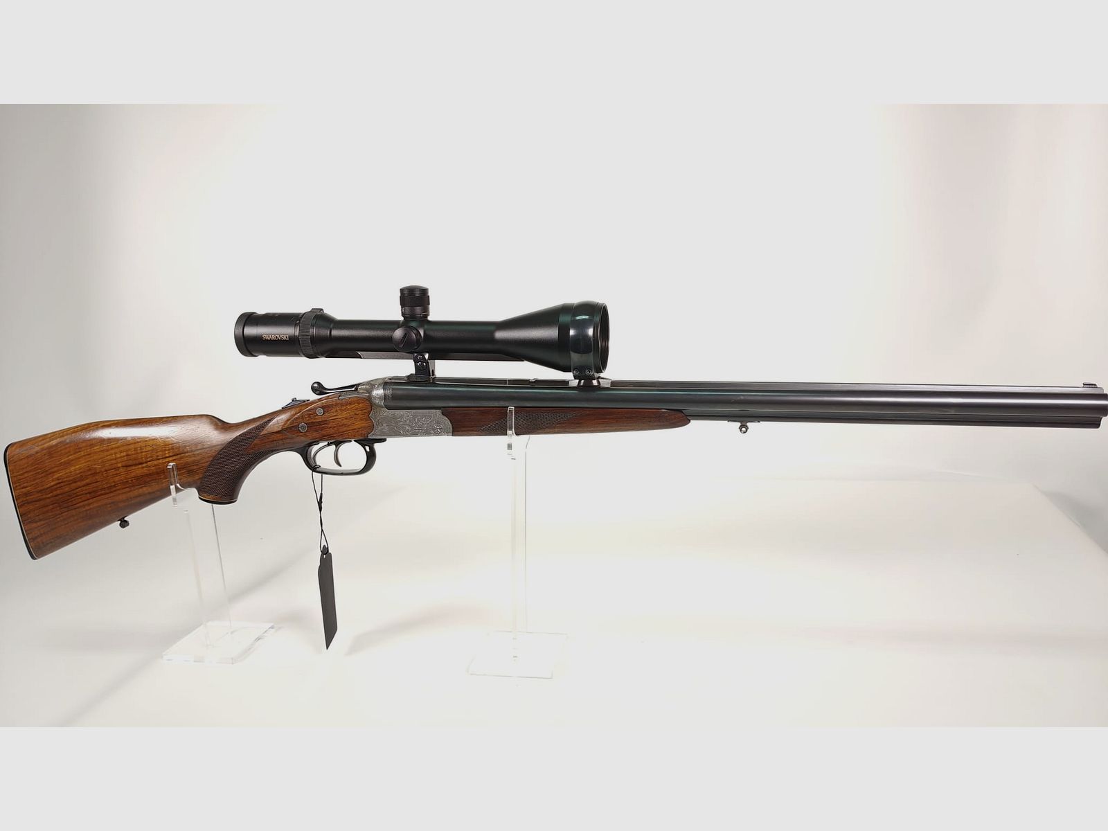 Sauer & Sohn Drilling 7x57 R / 16/70 z lufą wymienną .22 Hornet i Swarovski Habicht 2,5–10x56, zdjęcie 2 z 9