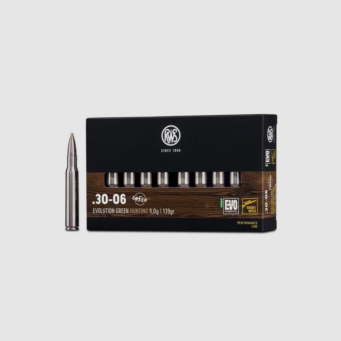 30-06 EVO Green Short Rifle 9 g / 139 grs