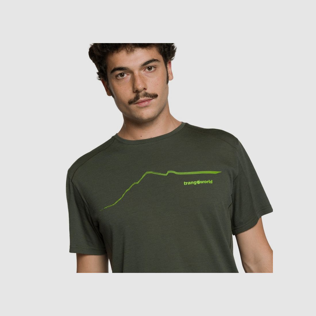 Trangoworld T-SHIRT SERNEUS DUNKELGRÜN, Bild 4 von 5