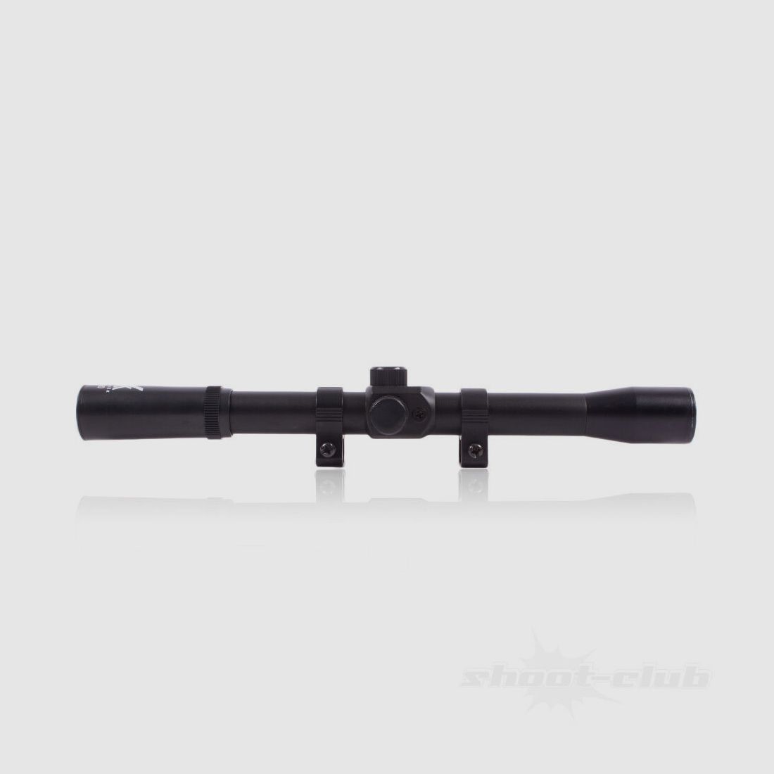 shoXx riflescope LG-Target series 4x20 + 2 mounting rings