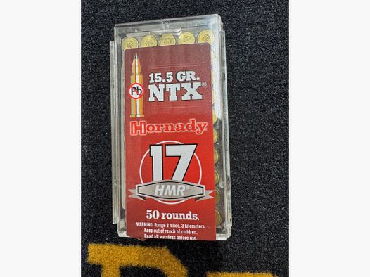 Hornady NTX 17 HMR 15,5 g (x50)