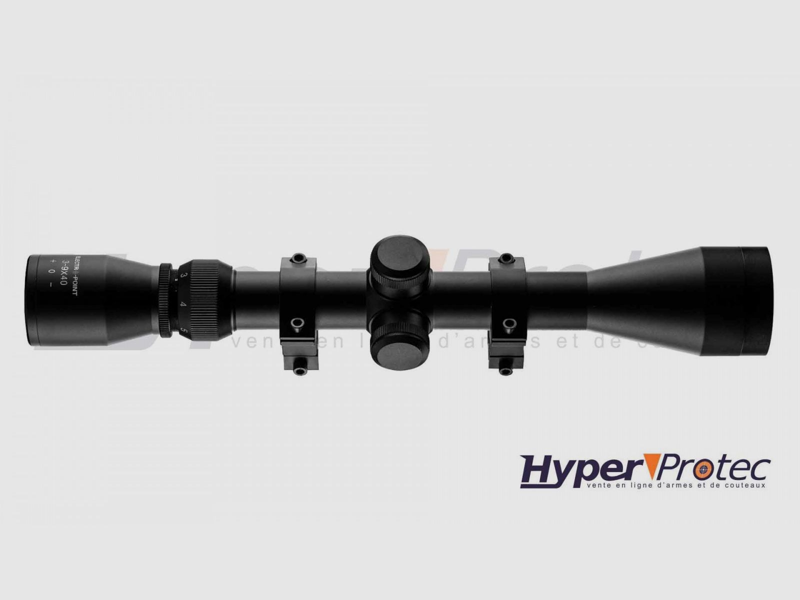 Electropoint 3-9x40 richtkijker met montage voor 11 mm rail, afbeelding 4 van 5