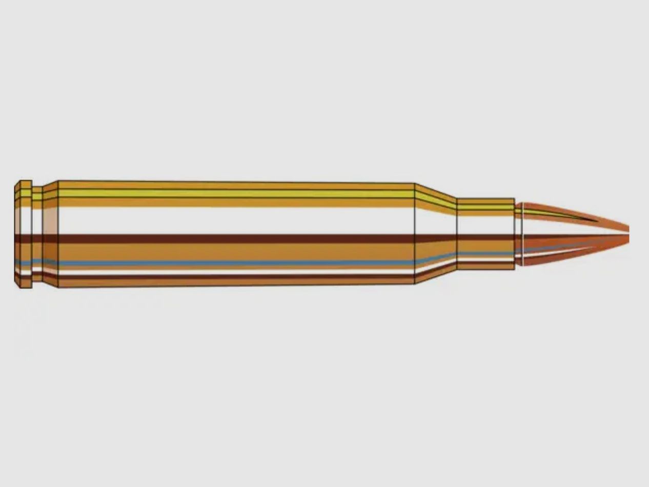 Hornady 2016259 .223 Rem. Superformance® CX 3,2g 50grs. bleifrei Büchsenmunition