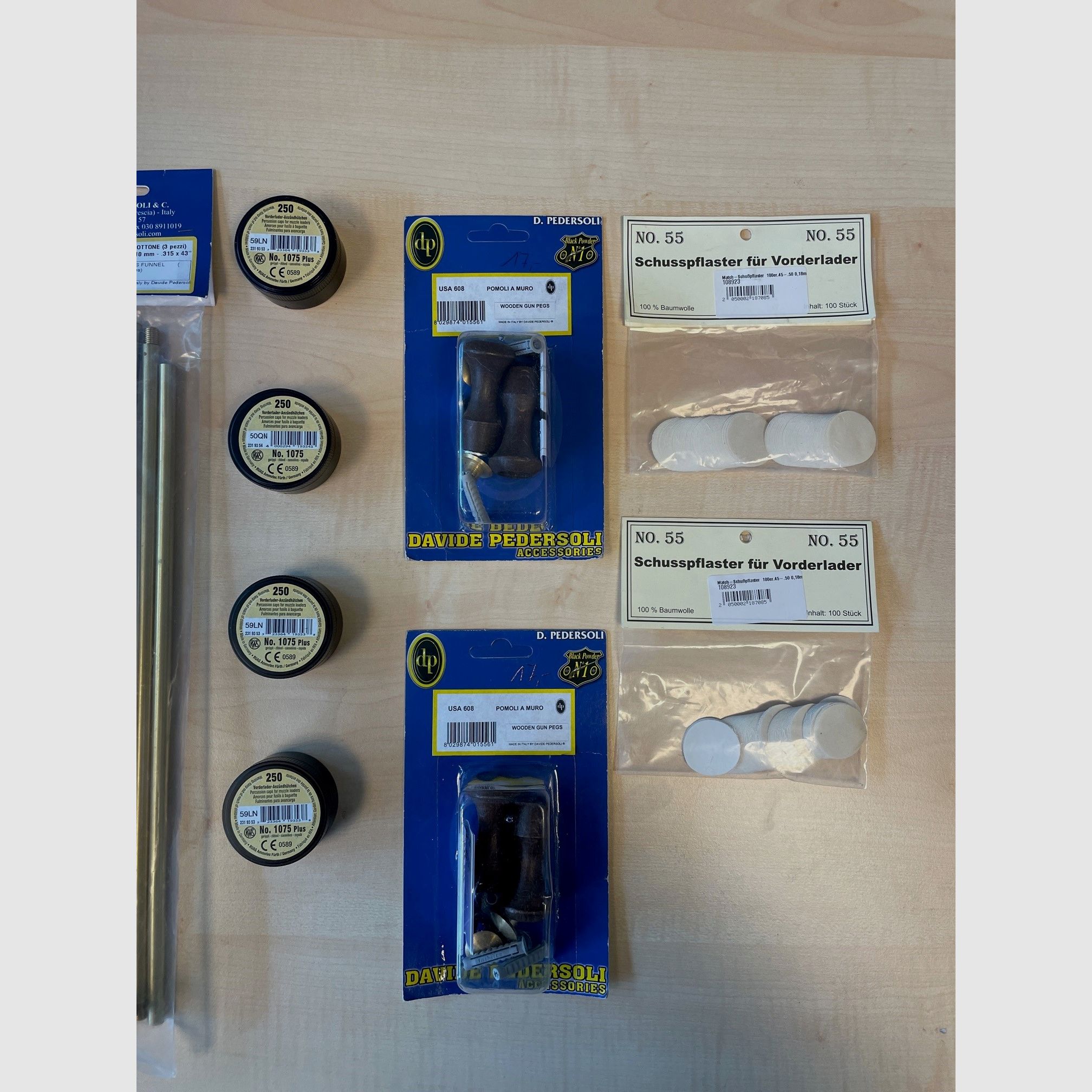 Accessoires pour fusils à chargement par la bouche (poudre noire)