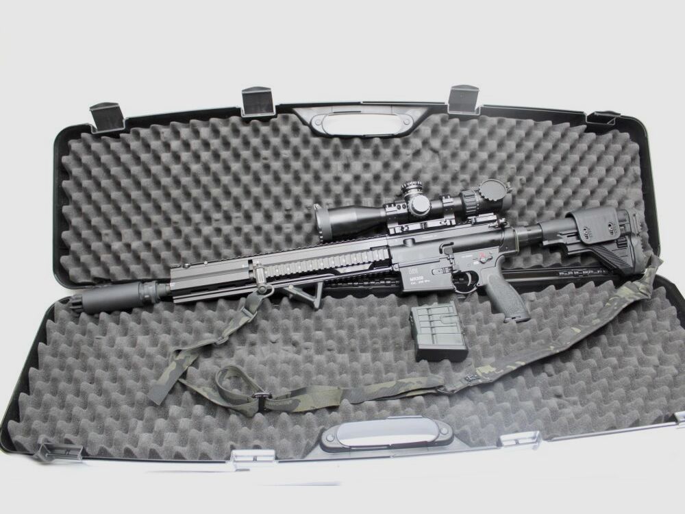 SL Büchse H&K Heckler & Koch MR308 A3-28 Kaliber .308 Win mit SD und Steine Pfandversteigerung 17.7.25