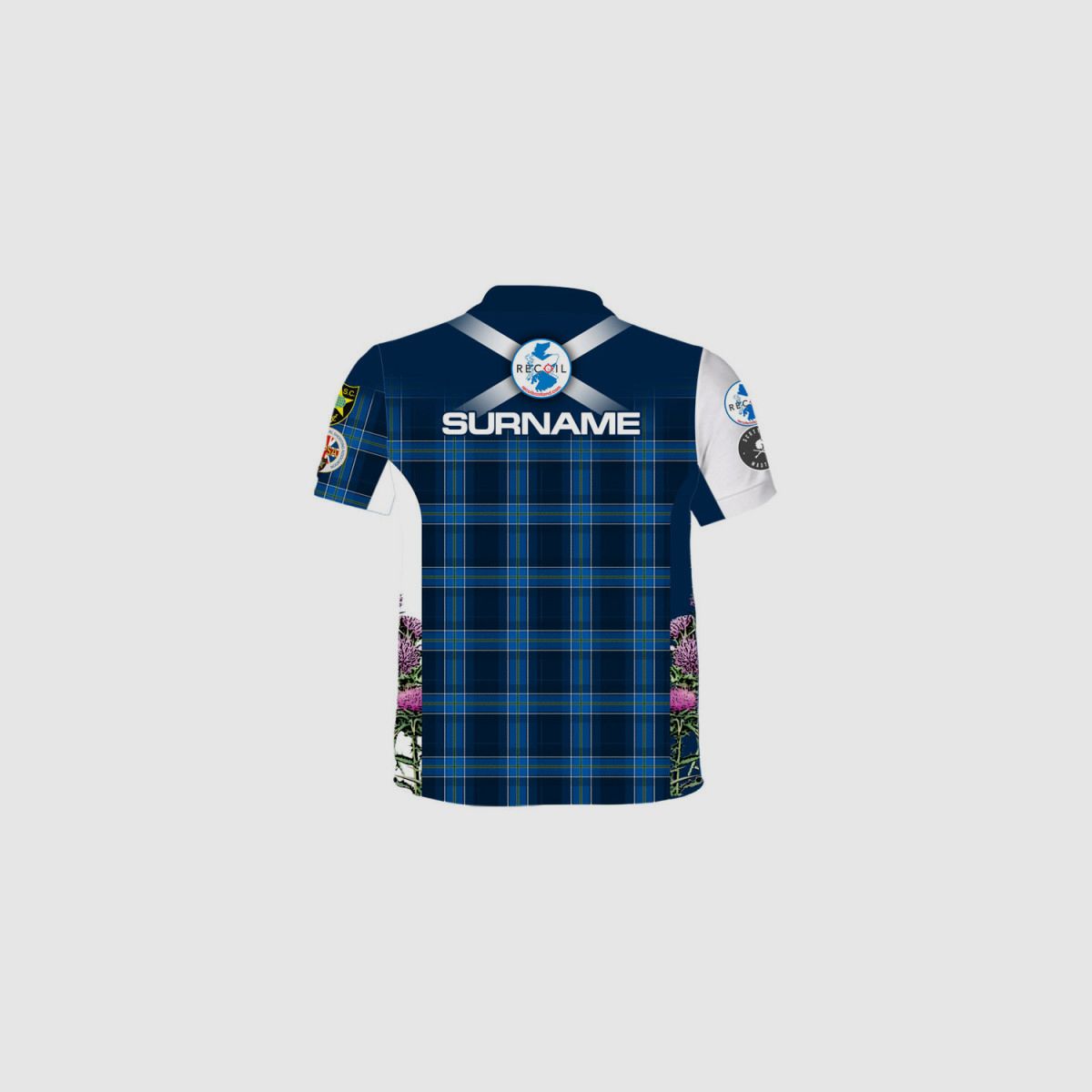 DED Recoil Scotland Wettbewerb T-Shirt, Größe: 3XL, Benutzerdefinierter Name: Kein Name, Kleidungstyp: Damen, Bild 2 von 3