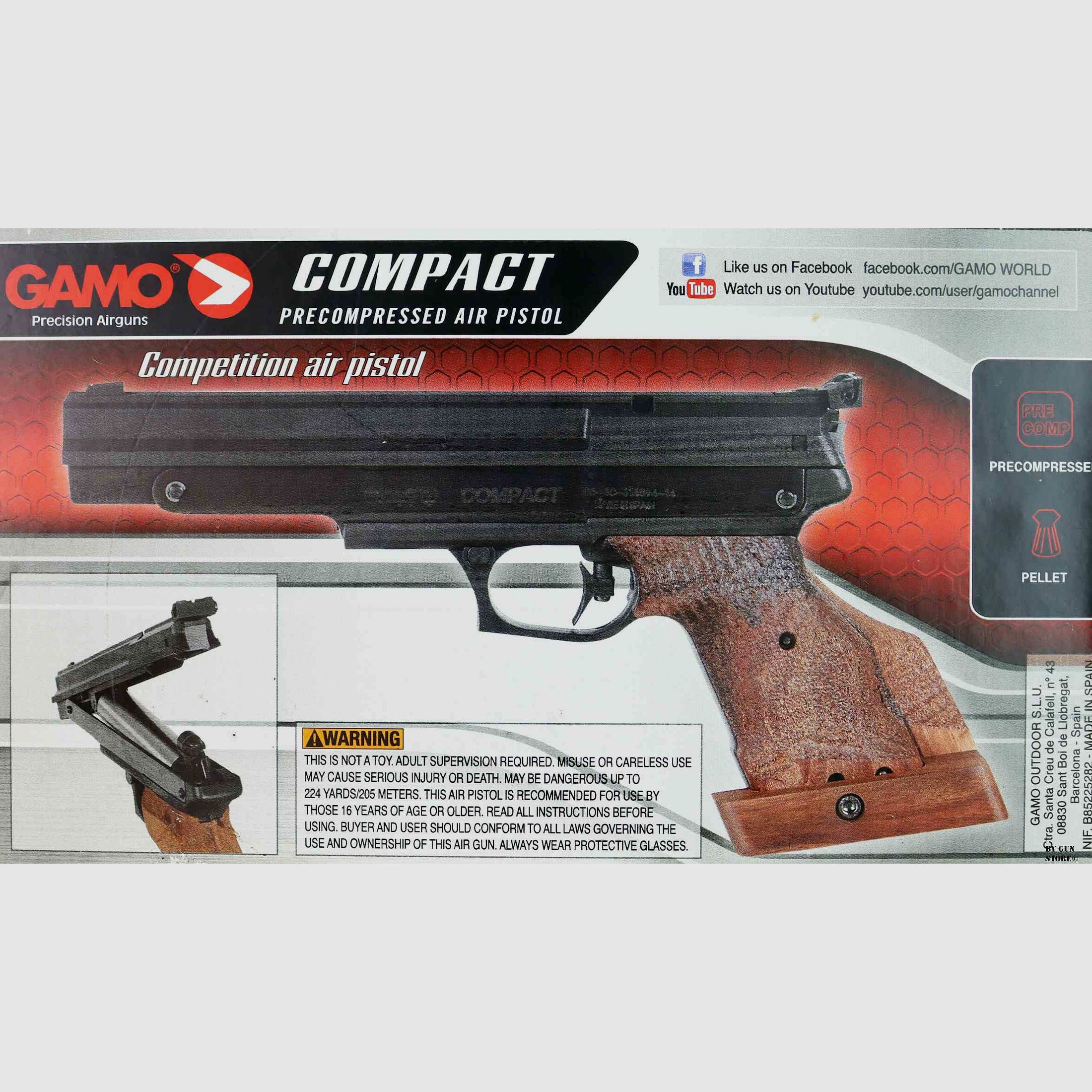 Pistola aria compressa Gamo mod. Compact, immagine 3 di 3