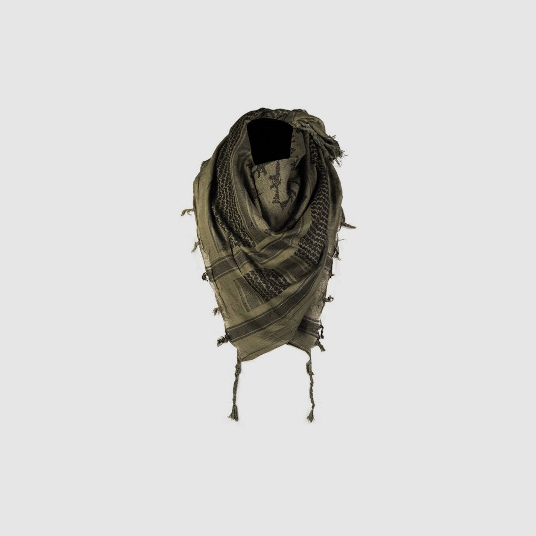 Mil-Tec Rifles protective scarf Olive/Black (12609201), image 1 of 3