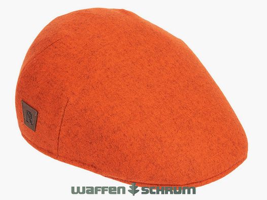 Rascher Schiebermütze Schurwolle Orange