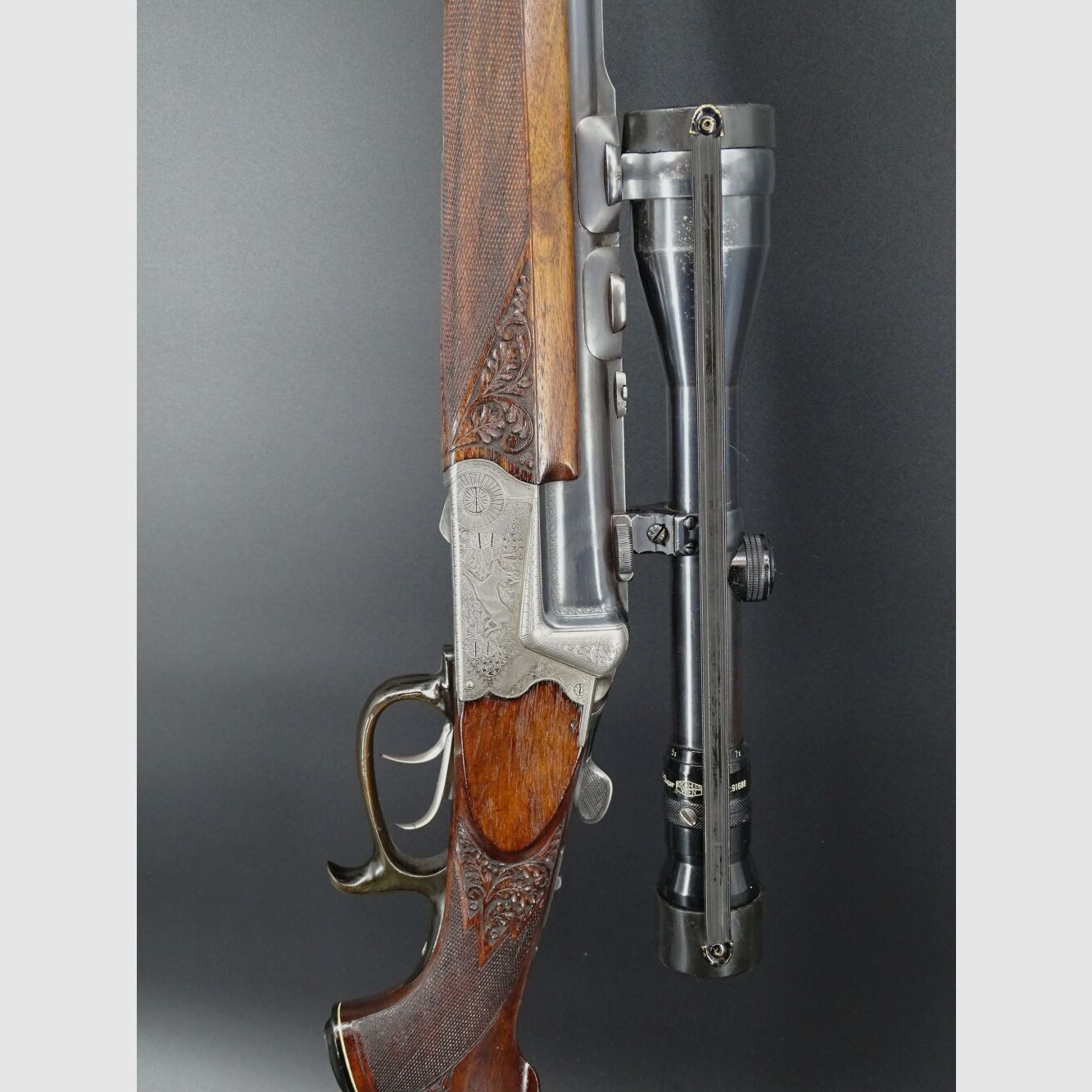 Sodia Kettner BBF cuerno de búfalo sistema de perforación grabado ZF Kahles rifle de cerrojo