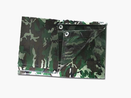 Mil-Tec Mil-Tec Abdeckplane PE 190 x 300 cm - Woodland