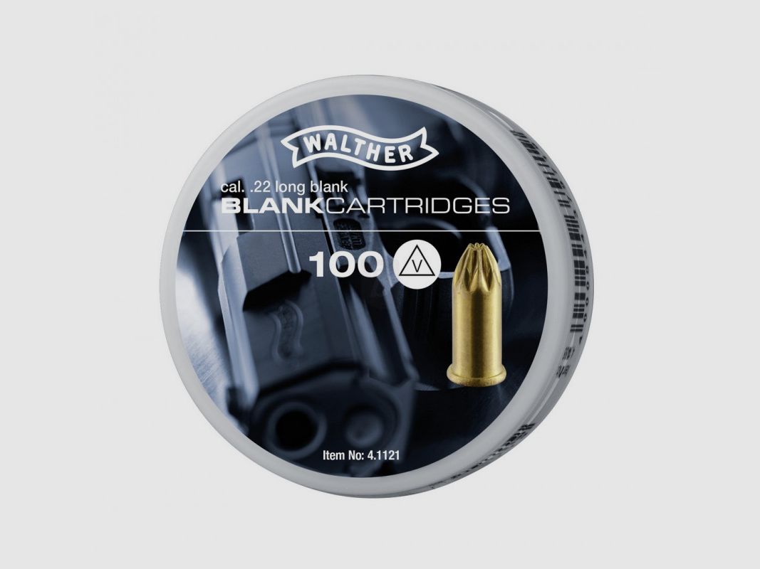 BOX MIT 100 PATRONEN 22 A BLANC WALTHER
