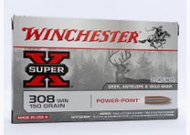 Winchester .308 Win. Power Point 9.7g/150grs Rifle Cartridges