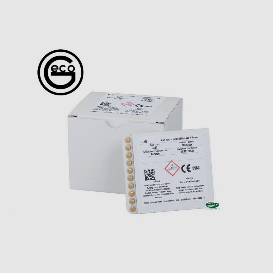 GECO Iniciadores Small Rifle conf. 1000 uds - 4157